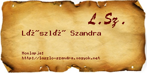 László Szandra névjegykártya
